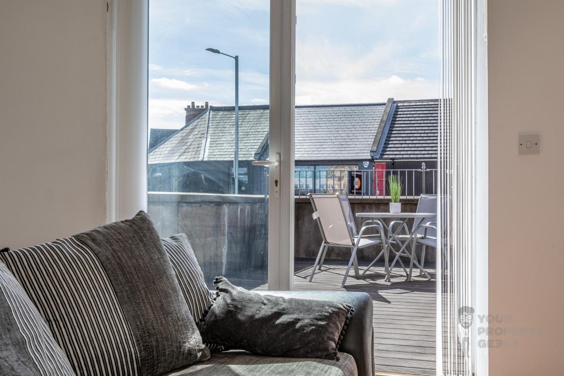 Attic Style 2 Bed Duplex Apartment With Rooftop Patio Belfast Zewnętrze zdjęcie